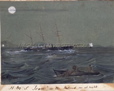 英艦イカルス号航海日記（武藤文庫）｜長崎大学附属図書館